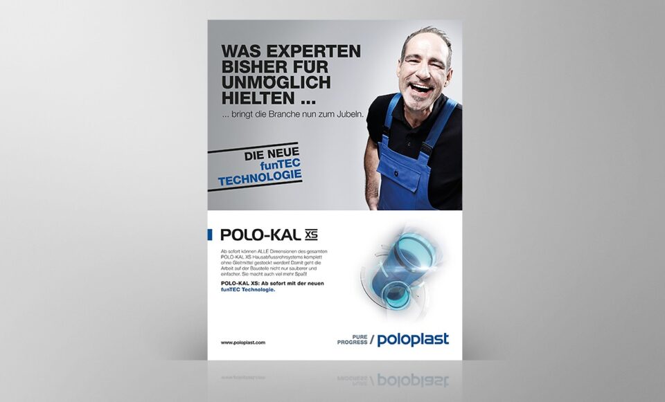 POLOPLAST - Kampagne XS Einführung Inserat