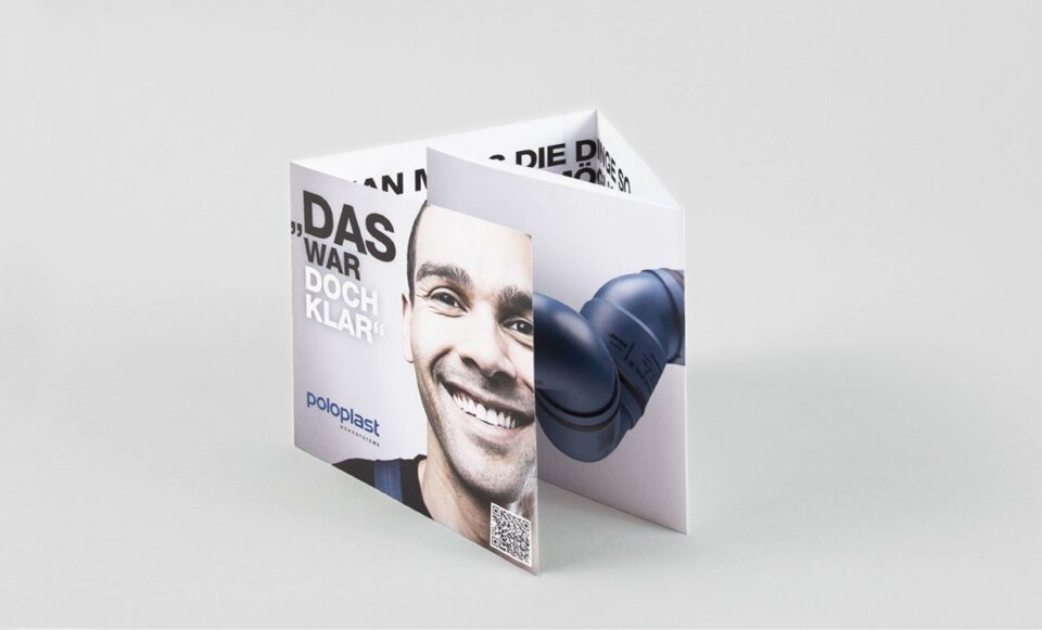 POLOPLAST - Kampagne XS Einführung Wickelfolder