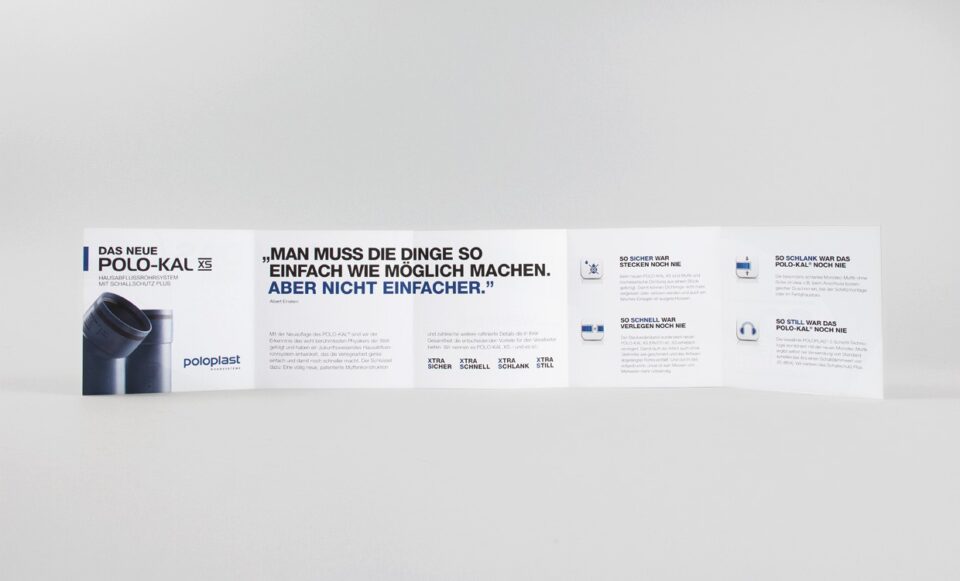 POLOPLAST - Kampagne XS Einführung Wickelfolder