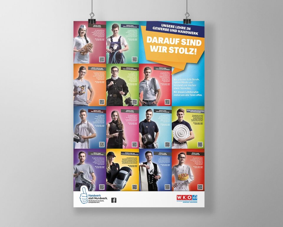 WKO Gewerbe Handwerk - Kampagnenposter