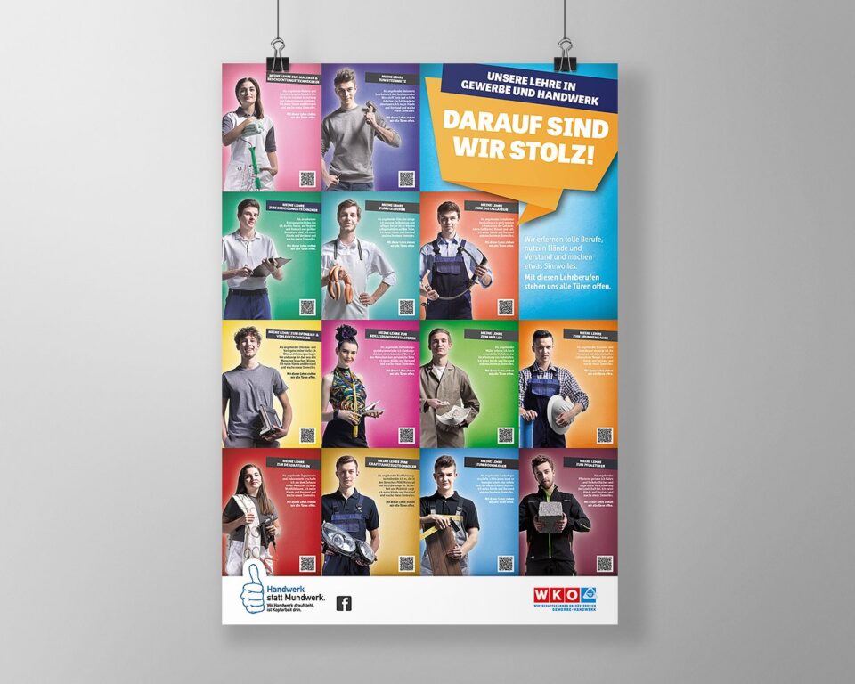 WKO Gewerbe Handwerk - Kampagnenposter