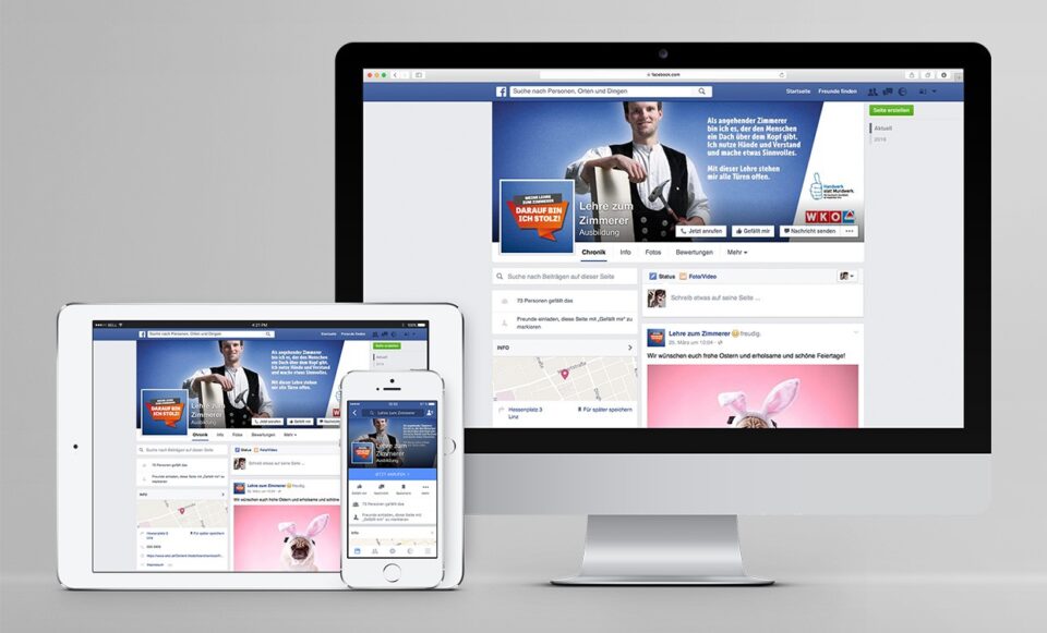WKO Gewerbe Handwerk - Facebook Landingpage