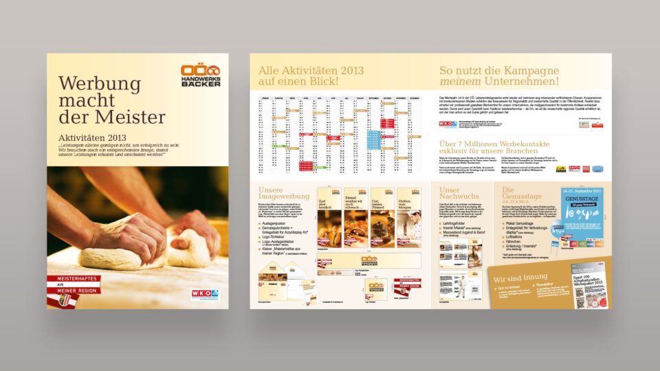 WKO Lebensmittelgewerbe - Jahresplanung Bäckermeister
