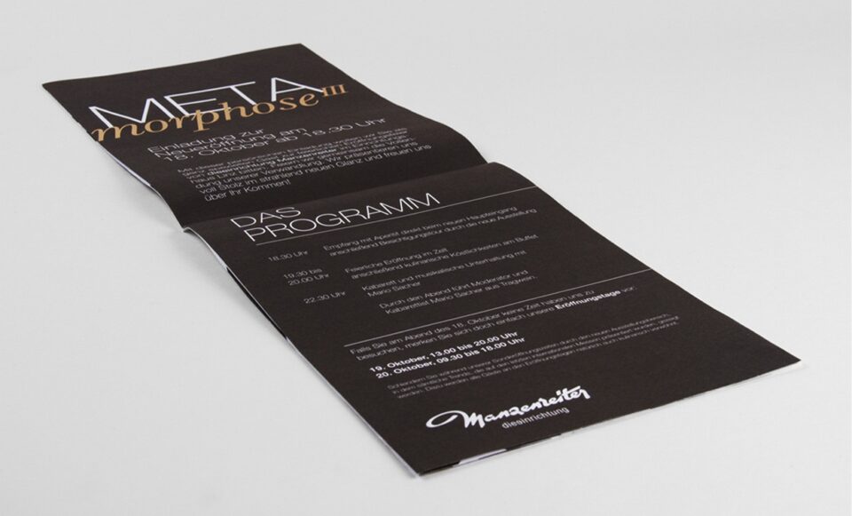 Manzenreiter - Einladung Eröffnung