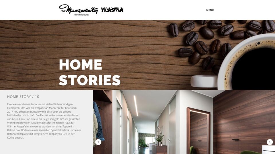 Manzenreiter Web Home Stories