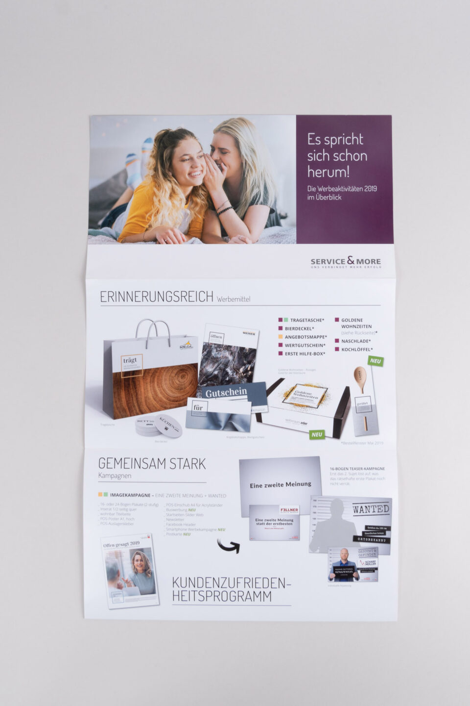 SERVICE&MORE - Werbemittelübersicht