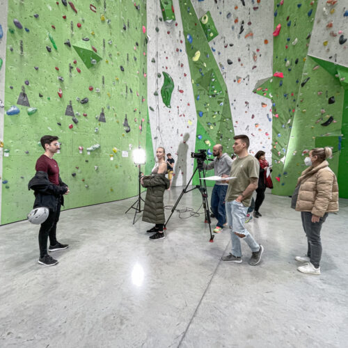 Behind the scenes - Videodreh für Verbandsvideos zur Bewerbung einer neuen Informationsplattform