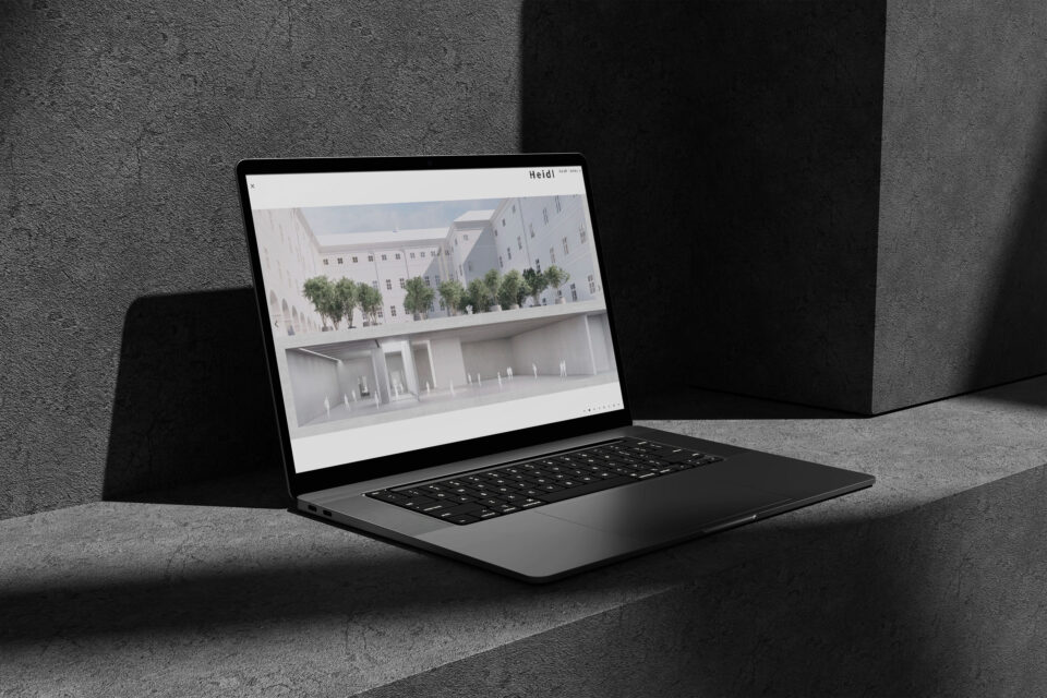 Werbeagentur Webseite für Architektenbüro in Oberösterreich. Minimalistische Webdesign und einfaches eigenes Content Management System zur Wartung der Inhalte.