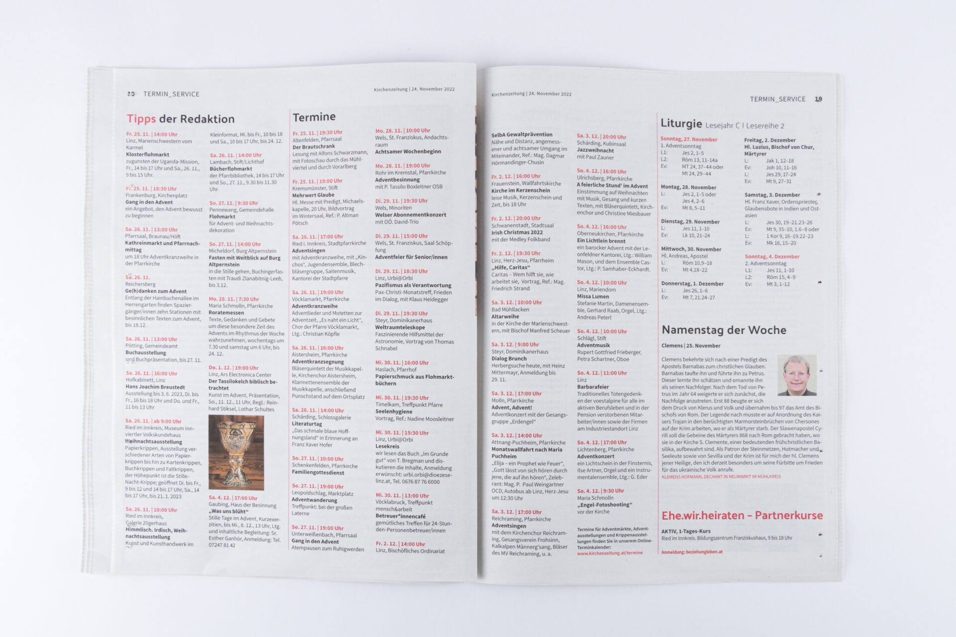 Kirchenzeitung - Editorialdesign - Neuauflage Zeitungsdesign