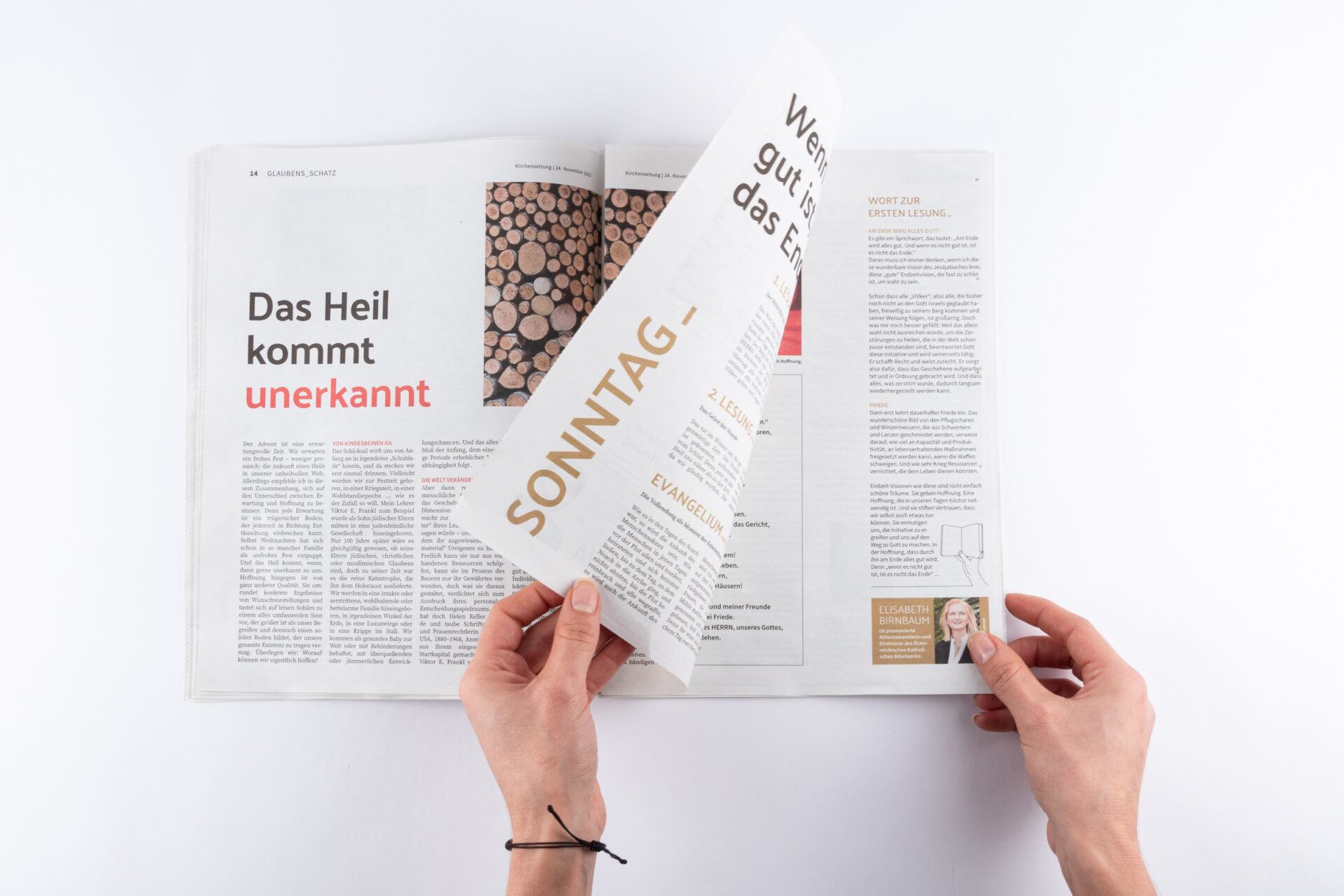 Kirchenzeitung - Editorialdesign - Neuauflage Zeitungsdesign