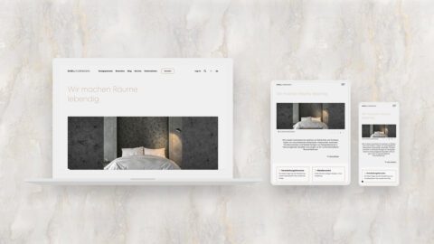 SIBU DESIGN - Website - Übersicht Digitale Markenstrategie für mittelständische Betriebe. Webentwicklung und Design einer Website für Designpaneele Hersteller in Oberösterreich.