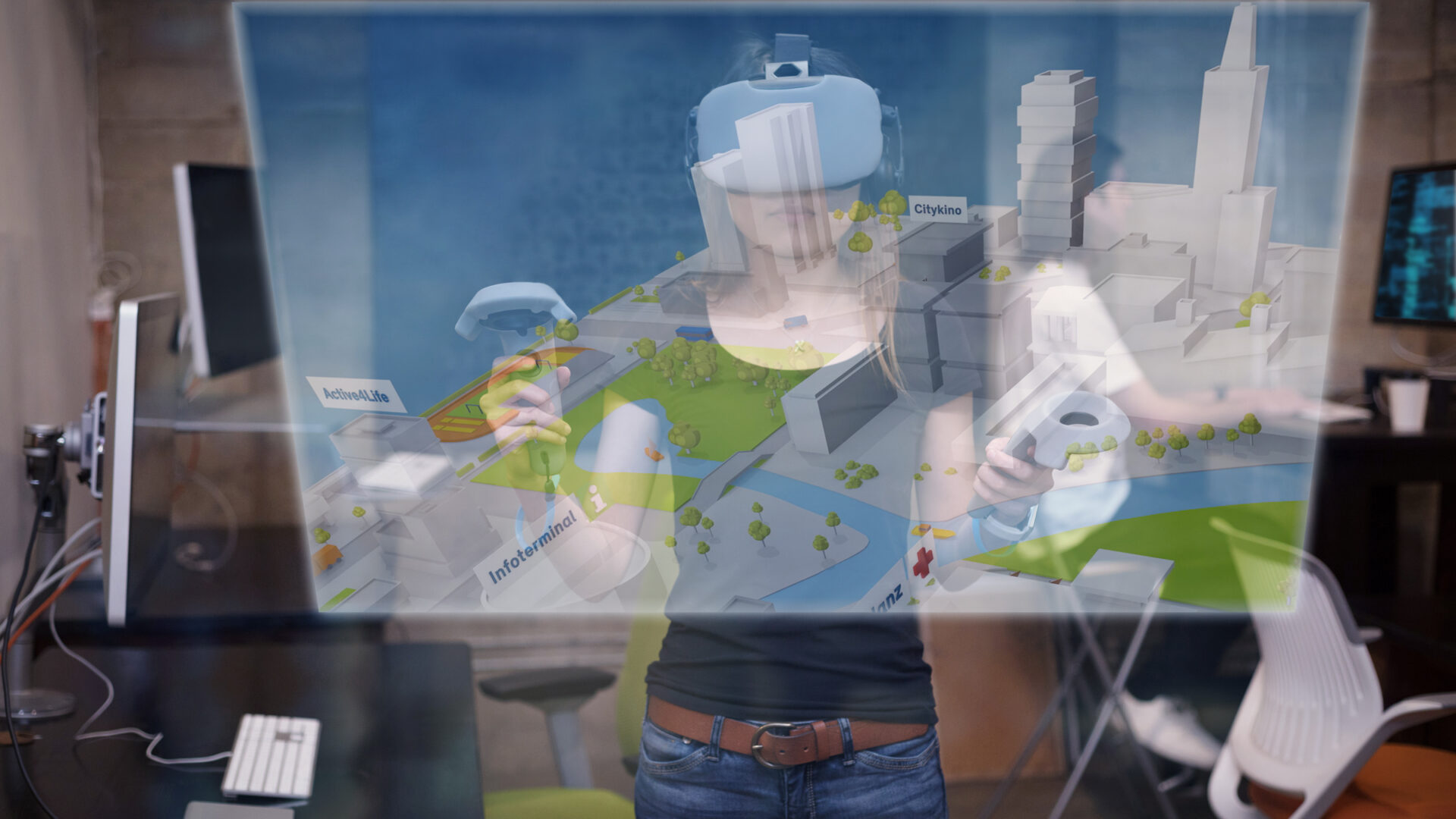 Virtual Reality Brille - Konzept App