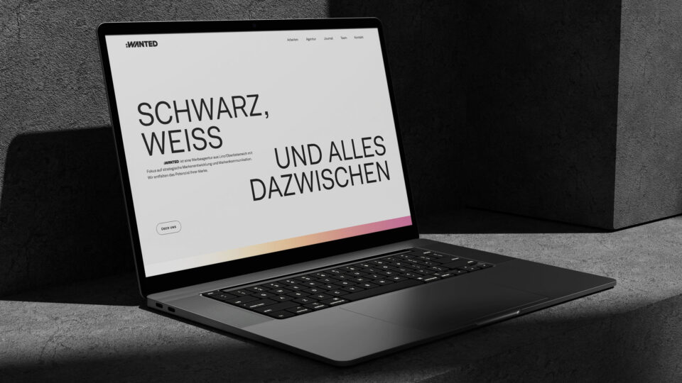 Neue Website für oberösterreichische Agentur :WANTED Werbeagentur GmbH