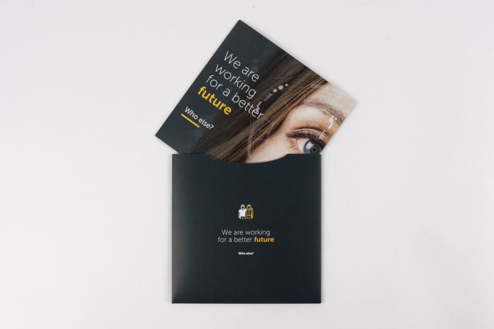 Employer Branding Folder im Corporate Design. Markenentwicklung für KMU in Oberöberösterreich