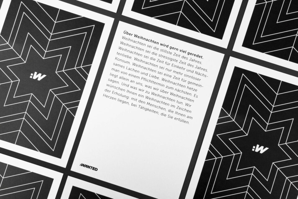 Weihnachtskarte für Klein- und Mittelunternehmen