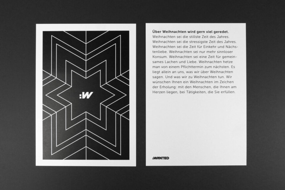 Weihnachtskarte für Klein- und Mittelunternehmen