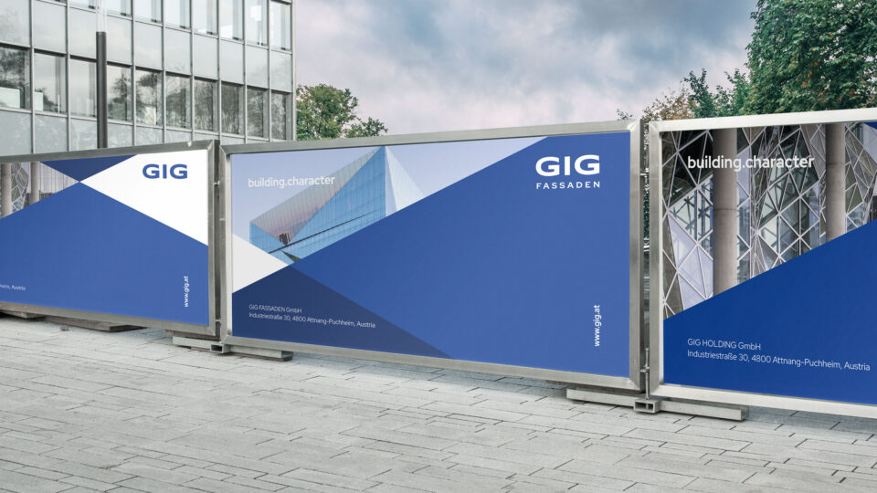 Baustellentafeln - GIG Corporate Design