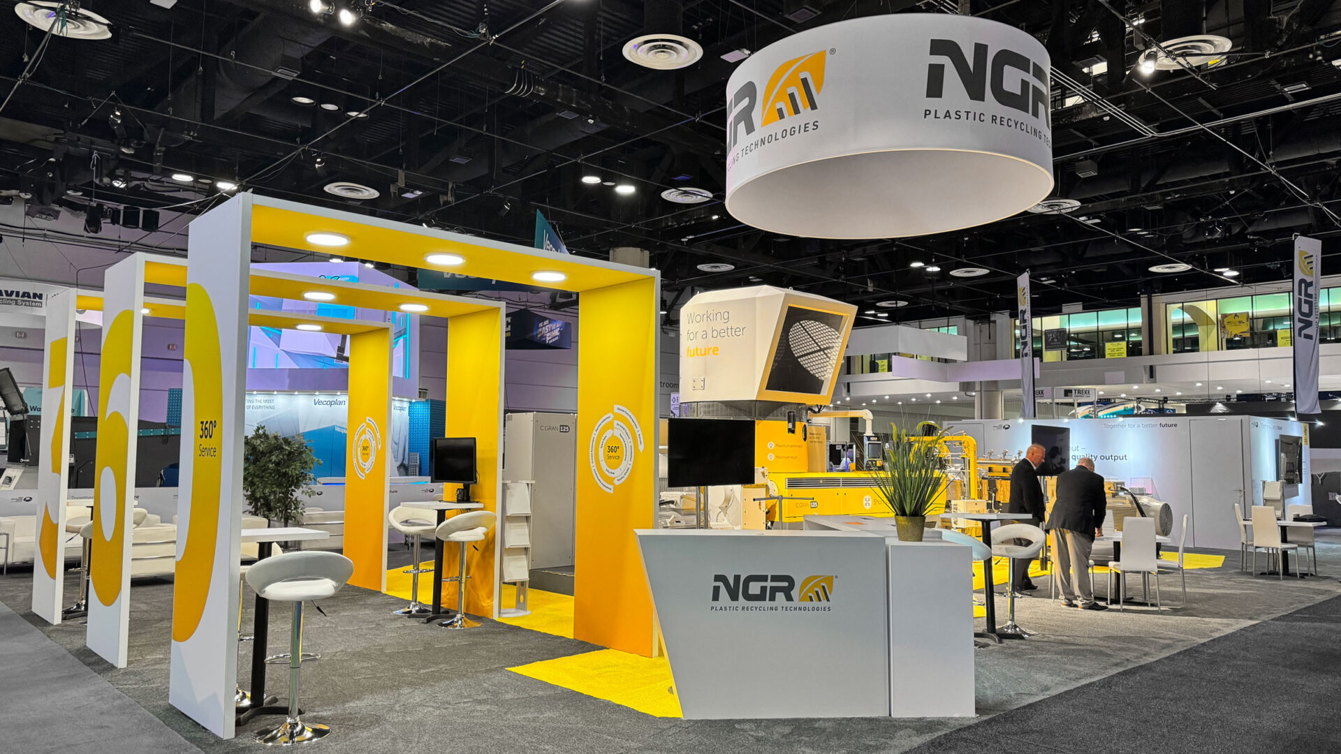 Gesamtansicht - NGR Messestand auf der NPE Orlando 2024