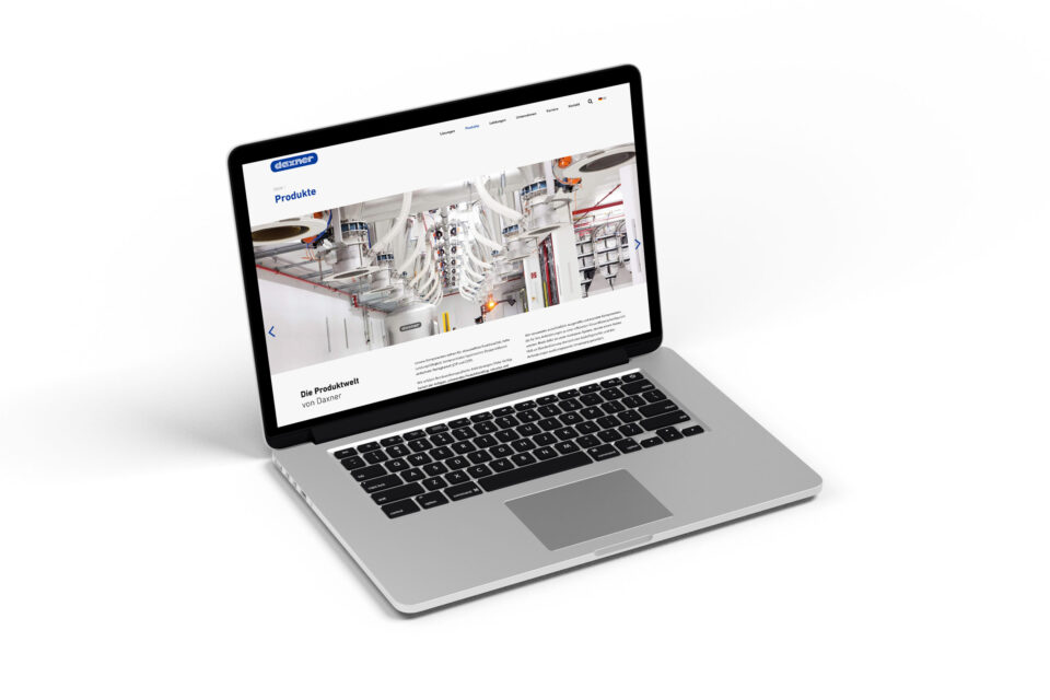 Produktübersicht - Daxner Website