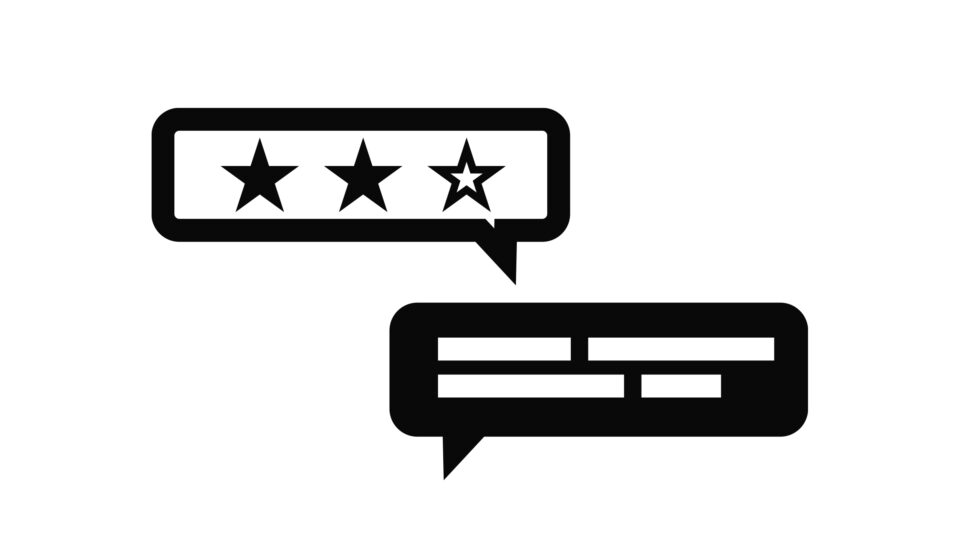 Icon für Kontrolle von Online-Bewertungen