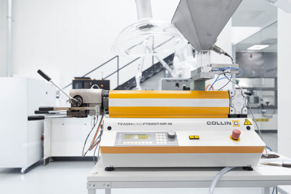 Detailaufnahme eines COLLIN Laborinstruments im NGR Labor