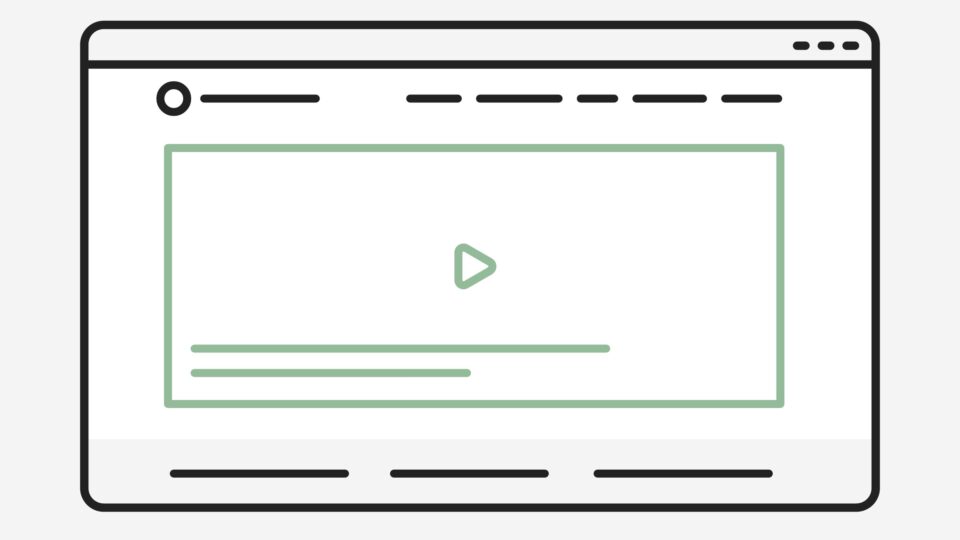 Website Slider Alternative: Kurzes Produkt- oder Unternehmensvideo